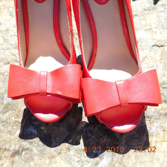 Studio Paola Peep Toe Pump Coral - Picture 2 of 8